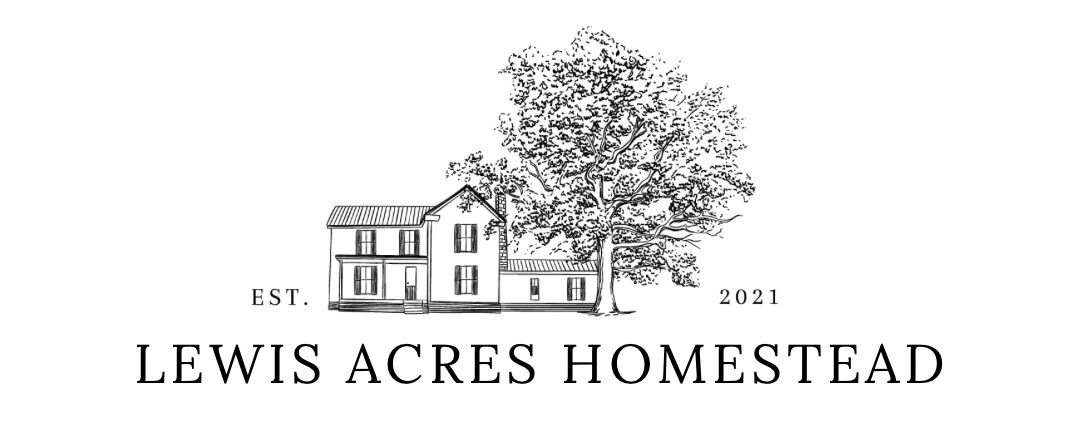 Simple black and white logo with the outline of a farmhouse and tree.